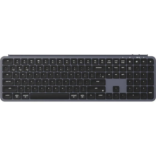 TECLADO WIRELESS KEYCHRON B6 PRO 100%/ULTRA-THIN/TRI MODE/ING/SPACE GRAY