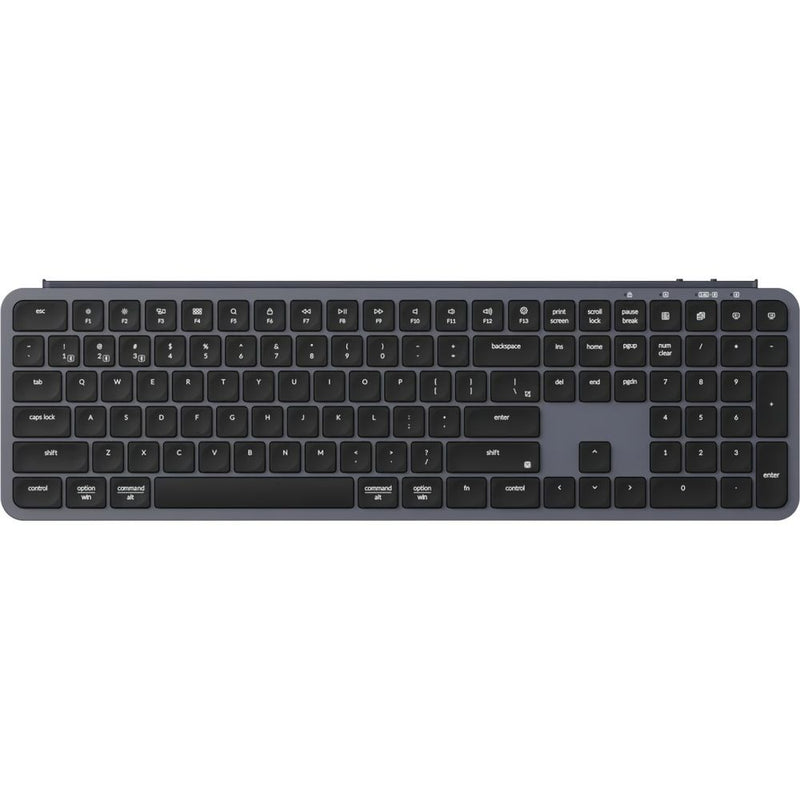 TECLADO WIRELESS KEYCHRON B6 PRO 100%/ULTRA-THIN/TRI MODE/ING/SPACE GRAY