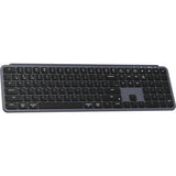 TECLADO WIRELESS KEYCHRON B6 PRO 100%/ULTRA-THIN/TRI MODE/ING/SPACE GRAY