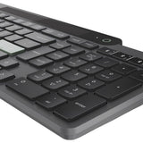 TECLADO WIRELESS BT LENOVO 800 SELF-CHARGING 3DEVICES/SUPERCAPACITOR/ING/GRAY
