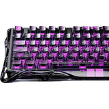 TECLADO MECANICO GRAVASTAR MERCURY V75 LITE RGB/75%/8K/RT/MAGNET SW/TRANSPARENT BLACK