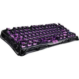 TECLADO MECANICO GRAVASTAR MERCURY V75 LITE RGB/75%/8K/RT/MAGNET SW/TRANSPARENT BLACK