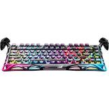 TECLADO MECANICO GRAVASTAR MERCURY V75 PRO RGB/75%/8K/RT/MAGNET SW/CYBERPUNK/BLACK