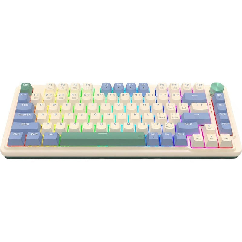 TECLADO MECANICO WIRELESS REDRAGON UCAL K673CPG RGB PRO/75%/RED SWITCH/WHITE 130597