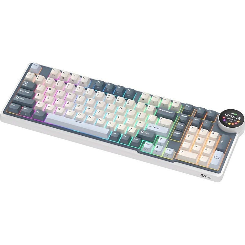 TECLADO MECANICO WIRELESS ROYAL KLUDGE N99 RGB/96%/BEIGE SW/ING/MOON