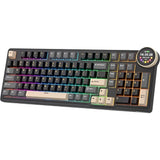 TECLADO MECANICO WIRELESS ROYAL KLUDGE N99 RGB/96%/BEIGE SW/ING/PHANTOM