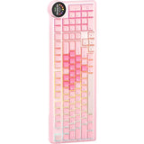 TECLADO MECANICO WIRELESS ROYAL KLUDGE N99 RGB/96%/CREAM SW/ING/PINK MELODY