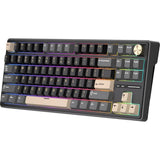 TECLADO MECANICO ROYAL KLUDGE R87PRO RGB/75%/BROWN SWITCH/ING/PHANTOM