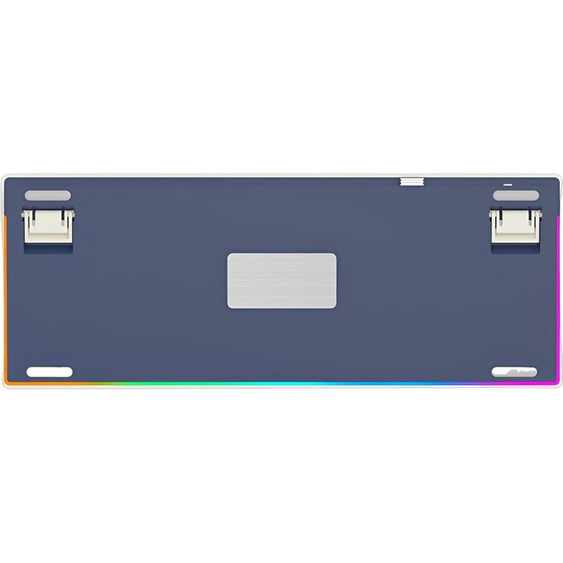 TECLADO MECANICO WIRELESS ROYAL KLUDGE RK S85 RGB/75%/BEIGE SWITCH/ING/HORIZON BLUE