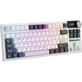 TECLADO MECANICO WIRELESS ROYAL KLUDGE RK S85 RGB/75%/CLOUD SWITCH/ING/WHITE NIGHT
