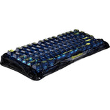 TECLADO MECANICO WIRELESS GRAVASTAR MERCURY K1 LITE RGB/75%/TRI MODE/TRANSPARENT BLACK