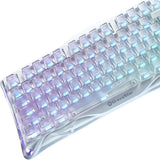 TECLADO MECANICO WIRELESS GRAVASTAR MERCURY K1 LITE RGB/75%/TRI MODE/CRYSTAL AURORA