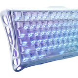 TECLADO MECANICO WIRELESS GRAVASTAR MERCURY K1 LITE RGB/75%/TRI MODE/CRYSTAL AURORA