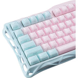 TECLADO MECANICO WIRELESS GRAVASTAR MERCURY K1 LITE RGB/75%/TRI MODE/LUMEN ROSE