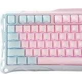 TECLADO MECANICO WIRELESS GRAVASTAR MERCURY K1 LITE RGB/75%/TRI MODE/LUMEN ROSE
