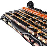 TECLADO MECANICO WIRELESS GRAVASTAR MERCURY K1 PRO RGB/75%/TRI MODE/CYBERFLARE/BLACK