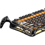 TECLADO MECANICO WIRELESS GRAVASTAR MERCURY K1 PRO RGB/75%/TRI MODE/CYBERFLARE/BLACK