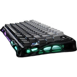 TECLADO MECANICO WIRELESS GRAVASTAR MERCURY K1 RGB/75%/TRI MODE/GRADIENT BLACK