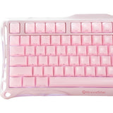 TECLADO MECANICO WIRELESS GRAVASTAR MERCURY K1 RGB/75%/TRI MODE/SAKURA PINK
