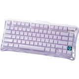 TECLADO MECANICO WIRELESS GRAVASTAR MERCURY K1 RGB/75%/TRI MODE/LAVENDER PURPLE