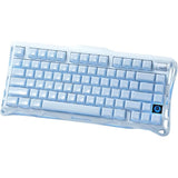 TECLADO MECANICO WIRELESS GRAVASTAR MERCURY K1 RGB/75%/TRI MODE/ICE BLUE