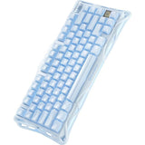 TECLADO MECANICO WIRELESS GRAVASTAR MERCURY K1 RGB/75%/TRI MODE/ICE BLUE