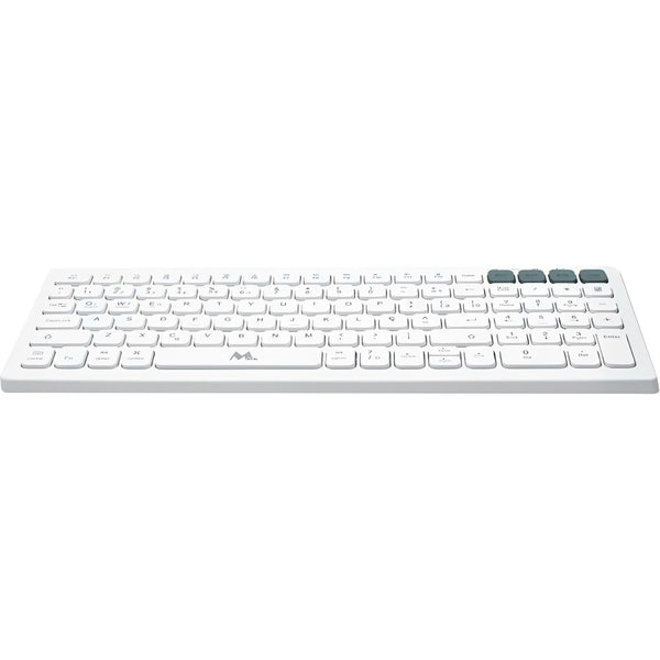 TECLADO MTEK KWB-2670W-PT MINI PORTUGUES WIRELESS/USB/USLIM/FN KEYS//WHITE
