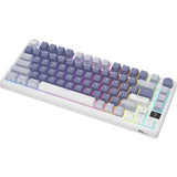 TECLADO MECANICO WIRELESS ROYAL KLUDGE M75 RGB/75%/TRI MODE/BEIGE SW/ING/OCEAN BLUE