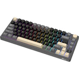 TECLADO MECANICO WIRELESS ROYAL KLUDGE M75 RGB/75%/TRI MODE/BEIGE SW/ING/PHANTOM