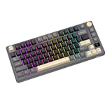 TECLADO MECANICO WIRELESS ROYAL KLUDGE M75 RGB/75%/TRI MODE/BEIGE SW/ING/PHANTOM