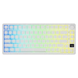 TECLADO MECANICO WIRELESS ROYAL KLUDGE M75 RGB/75%/TRI MODE/CREAM SW/ING/AURORA