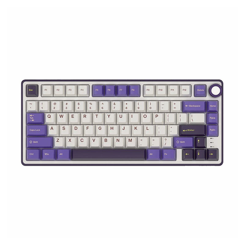 TECLADO MECANICO ROYAL KLUDGE R75 RGB/75%/K SILVER SWITCH/ING/BLACKBERRY MOUSSE