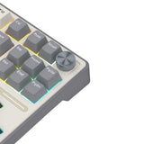 TECLADO MECANICO ROYAL KLUDGE R87PRO RGB/75%/CREAMY SWITCH/ING/HALF GREY