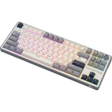 TECLADO MECANICO ROYAL KLUDGE R87PRO RGB/75%/BROWN SWITCH/ING/HALF GREY