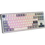 TECLADO MECANICO ROYAL KLUDGE R87PRO RGB/75%/BROWN SWITCH/ING/HALF GREY