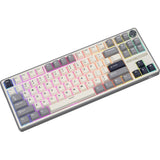 TECLADO MECANICO ROYAL KLUDGE R87PRO RGB/75%/BROWN SWITCH/ING/HALF GREY