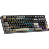 TECLADO MECANICO WIRELESS ROYAL KLUDGE R98PRO RGB/96%/BEIGE SWITCH/ING/PHANTOM