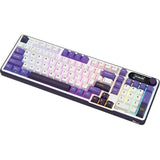 TECLADO MECANICO WIRELESS ROYAL KLUDGE S98 RGB/96%/BEIGE SW/ESP/BLACKBERRY MOUSSE