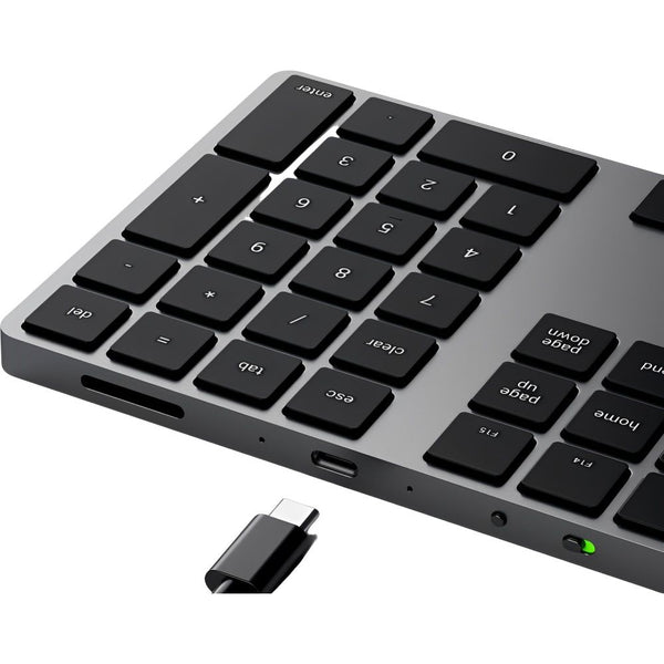 TECLADO NUMERICO SATECHI SLIM WIRELESS ST-XLABKM TECLAS DE FUNCION SPACE GRAY
