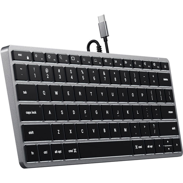 TECLADO USB-C SATECHI ST-UCSW1M SLIM W1 WIRED BACKLIT KEYBOARD COMPACTO ILUMINADO