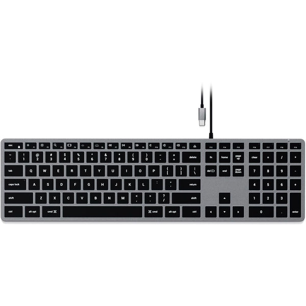 TECLADO USB-C SATECHI ST-UCSW3M SLIM W3 WIRED BACKLIT KEYBOARD FULL ILUMINADO
