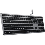 TECLADO USB-C SATECHI ST-UCSW3M SLIM W3 WIRED BACKLIT KEYBOARD FULL ILUMINADO