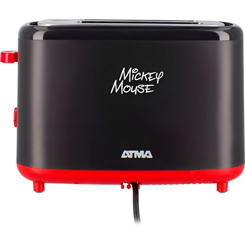 TOSTADORA DE PAN ATMA TOAT39PY 2PAN/BLACK/880W/MICKEY MOUSE 220V 50-60HZ