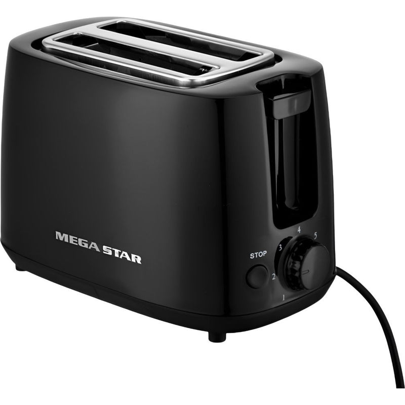 TOSTADORA MEGA STAR TS022 220V-50HZ BLACK