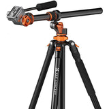 TRIPODE HORIZONTAL K&F T254A7+FH-03 - MAX 5KG - 231 CM - KF09.137