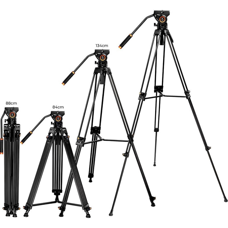 TRIPODE PARA VIDEO K&F VA18+VH081 (KF09.121) MAX 8KG - 184CM