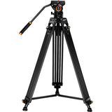 TRIPODE PARA VIDEO K&F VA18+VH081 (KF09.121) MAX 8KG - 184CM