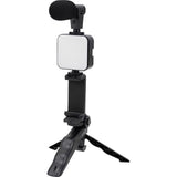 TRIPODE BASTON DE SELFIE SATELLITE A-RM4900 VIDEO MAKER CONTROL BLUETOOTH/LED/MICROFONO/BLAC