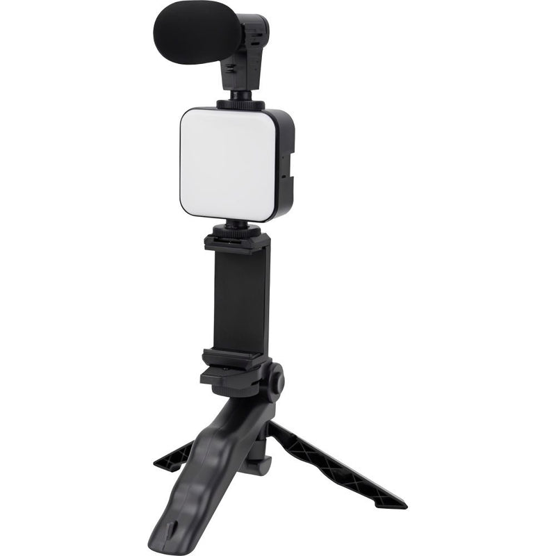 TRIPODE BASTON DE SELFIE SATELLITE A-RM4900 VIDEO MAKER CONTROL BLUETOOTH/LED/MICROFONO/BLAC