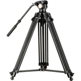 TRIPODE PARA VIDEO QZSD Q880A MAX 10KG - 193CM